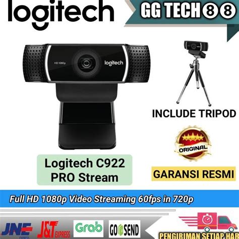 Jual Logitech Webcam C922 Pro Stream Webcam C922pro Full Hd Autofocus Shopee Indonesia