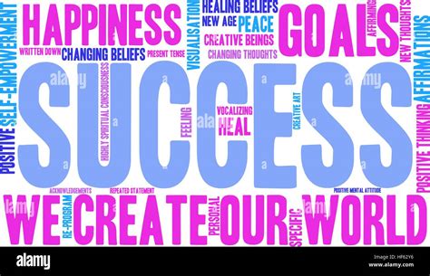 Success Word Cloud On A White Background Stock Vector Image And Art Alamy