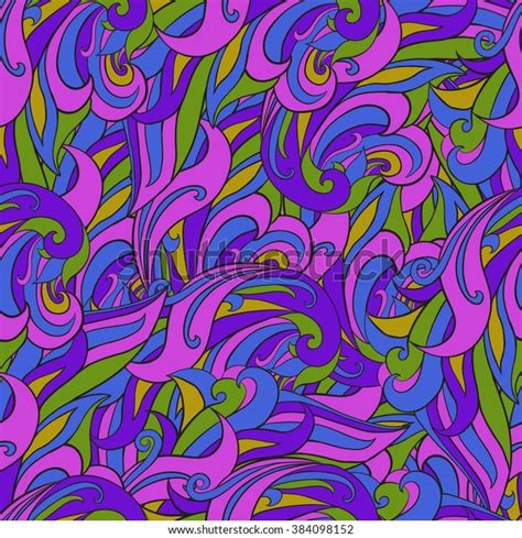 Seamless Pattern Hand Drawing Doodle Vector Stock Vector Royalty Free