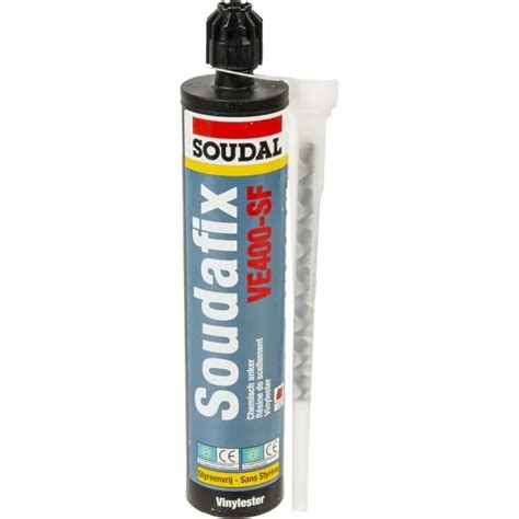 Montage en Afdichtingsmiddelen: Chemische verankering Soudafix VE400-SF