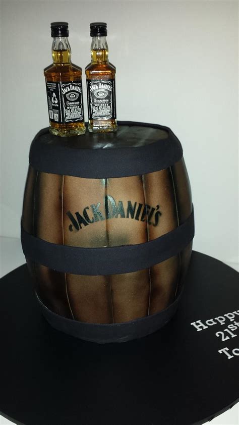 Jack Daniels Barrel Cake Decorated Cake By Five Starr Cakesdecor