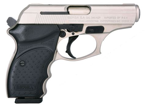 Bersa Thunder Cc Nickel 380 Acp Pistol Thun380nklcc