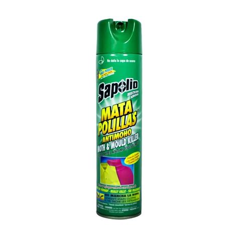 SAPOLIO MATA POLILLAS Insecticida Spray Contra Cucarachas E Insectos