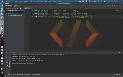 Hướng Dẫn Tạo Project Python Trong Pycharm Code Pro Software Công