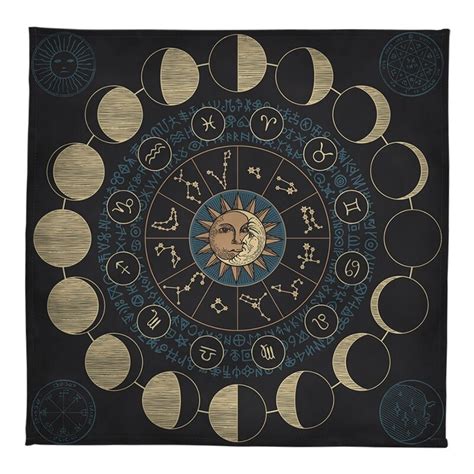 Achat Tapis Divinatoire Zodiaque Tarot Et Divination