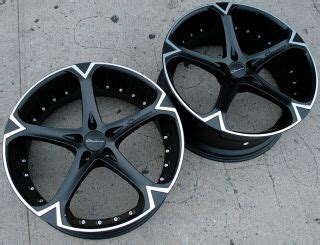 Giovanna Martuni 20 Black Rims Wheels 300 300C AWD