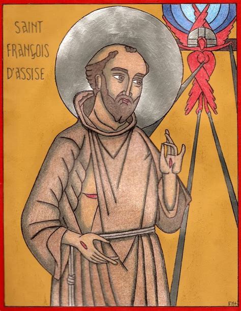 Saint Fran Ois D Assise Photo De Ic Nes Franciscaines Ic Nes Et Dessins