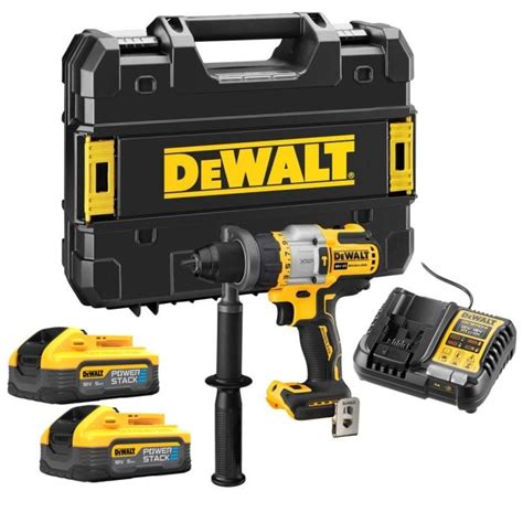 DeWalt DCD999H2T GB 18v XR Cordless Brushless Combi Drill Inc 2x 5 0Ah