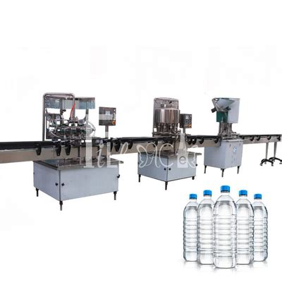 2000BPH Automatic 2L Pure Water Bottling Machine Bottle Rinser Filler