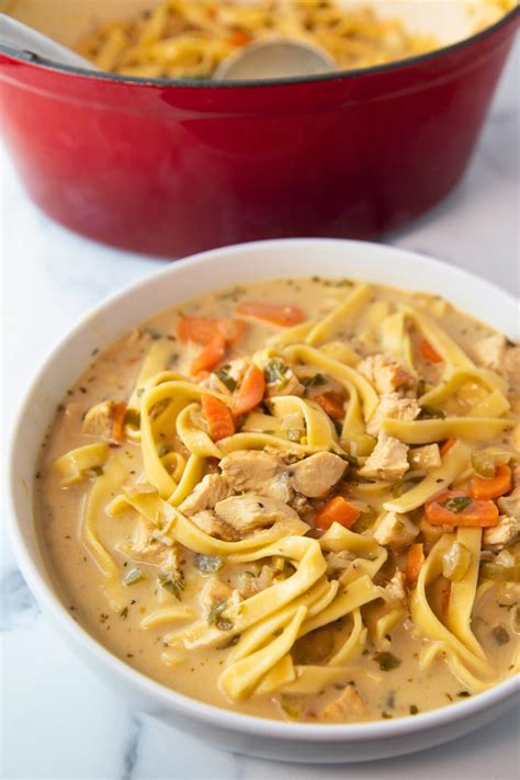 Creamy Chicken Noodle Soup Centercutcook