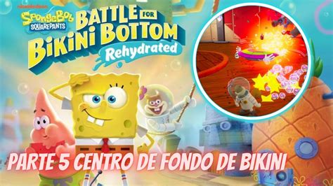 CENTRO DE FONDO DE BIKINI 5 BOB ESPONJA Battle For Bikini Bottom