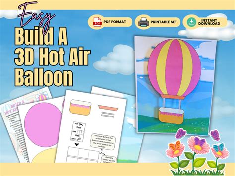 Build A Hot Air Balloon DFY Home School Activity Teaching Resources