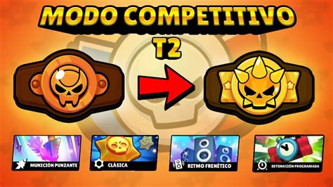 Modo Competitivo Segunda Temporada En Brawl Stars Youtube