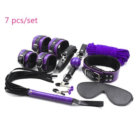 Sex Tools For Sale 8 Pcs Set PU Leather Adult Sex Toys BDSM Fetish