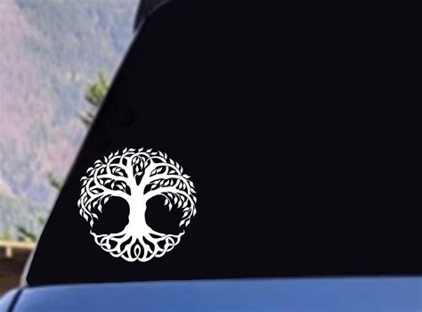 Tree Of Life Car Sticker Truck Decal Car Window Sticker Etsy