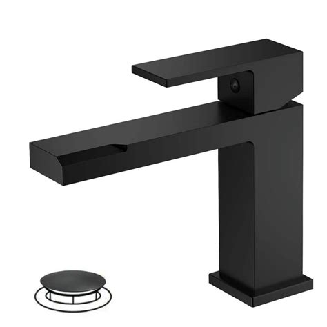 Bwe Single Handle Single Hole Modern Bathroom Faucet For Sink Drip Free