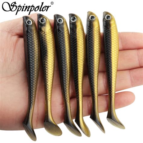 Spinpoler Cm Cm Cm Paddle Tail Soft Plastic Swimbait Fishing