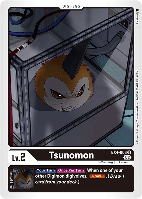 Tsunomon Alternative Being Booster Digimon Card Game