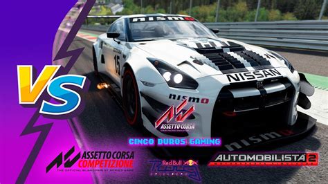 Automobilista 2 VS Assetto Corsa MOD VS Competizione Nissan GT R