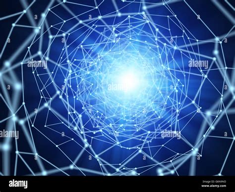 abstract network connections  illustration stock photo alamy