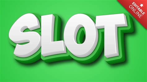 Slot Text Effect Generator