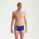 Men S Club Training Placement Cm Digital Brief Blue Speedo