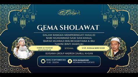 Sate Pak Pur Bersholawat Dalam Rangka Peringatan Maulid Nabi Muhammad