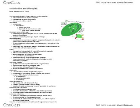 Biol Lecture Notes Fall Lecture Microtubule Organizing