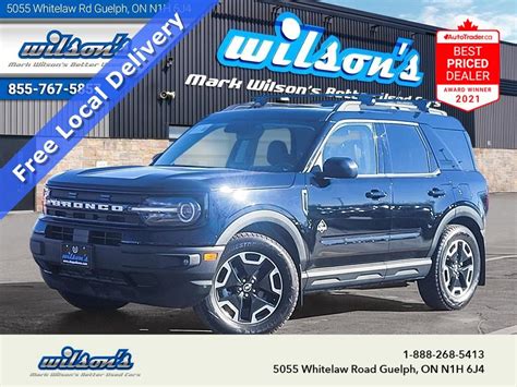 2021 Ford Bronco Sport Outer Banks 4x4 Sunroof Navigation Copilot