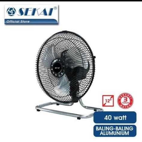 Jual Kipas Angin Besi Tornado 12inch 2in1 Desk Wall Fan SEKAI HFN1210