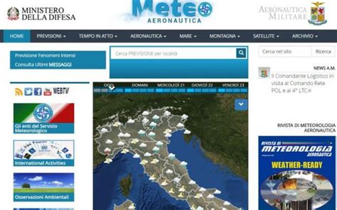 Sole E Pioggia Sullitalia Previsioni Meteoam Dellaeronautica