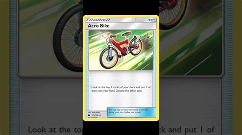 ACRO BIKE POKEMON CARD TOYSTE BEACH CELESTIAL STORM YouTube