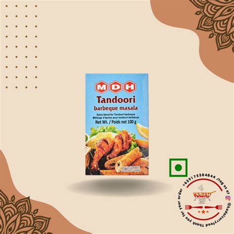 MDH Tandoori Barbeque Masala 100g Shopee Philippines