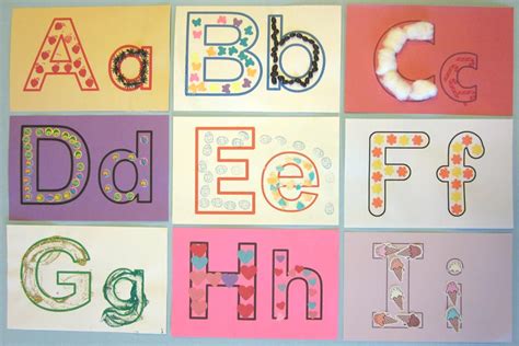 Alphabet Collage Ideas Alphabet Activities