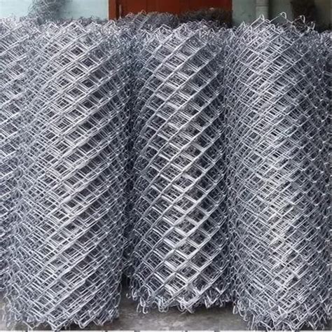 Silver Galvanized Iron 10 Gauge Gi Chain Link Fencing At ₹ 60kg In Raipur