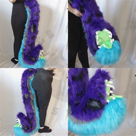 Sabertooth/Snow Leopard Fullsuit Commission: Tail by RageandRoarCustoms on DeviantArt