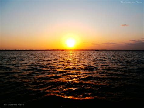 Sunset over Vembanad lake – photo – The Museum Piece