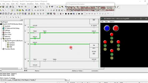 Simulasi Lampu Merah Dengan Cx Designer Youtube