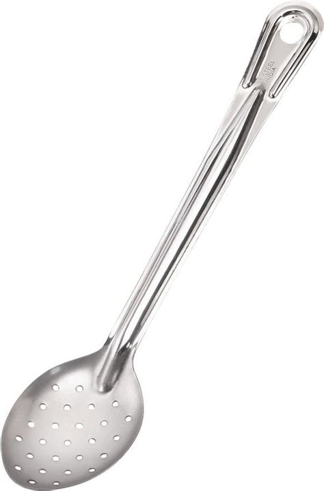 Browne 15 Stainless Steel Perforated Serving Spoon 2772