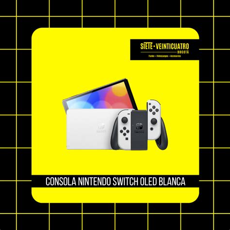 Consola Nintendo Switch Oled Blanca Siete Veinticuatro