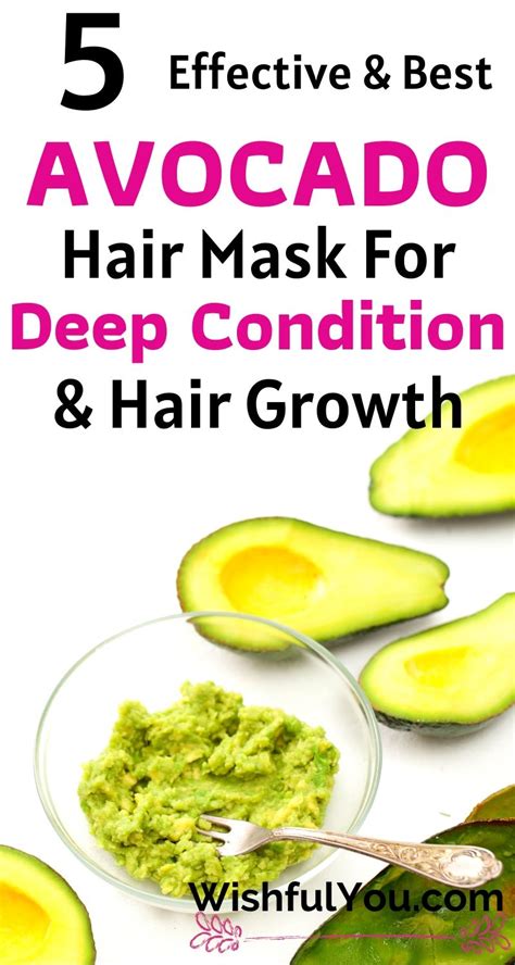 5 Diy Avocado Hair Mask For Hair Growth And Deep Condition