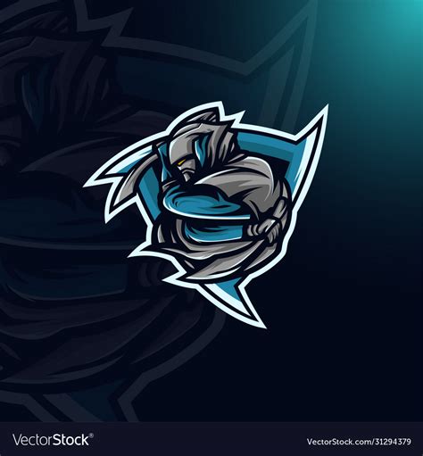 Assassin Logo Mascot Royalty Free Vector Image