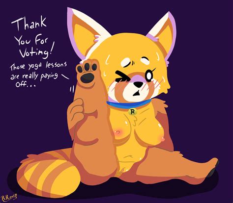 Retsuko Shows Off By Raunchyraven Hentai Foundry