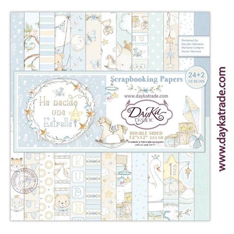 KIT SCRAPBOOKING BEBÉ HA NACIDO UNA ESTRELLA NIÑO SCP3038 DAYKA TRADE