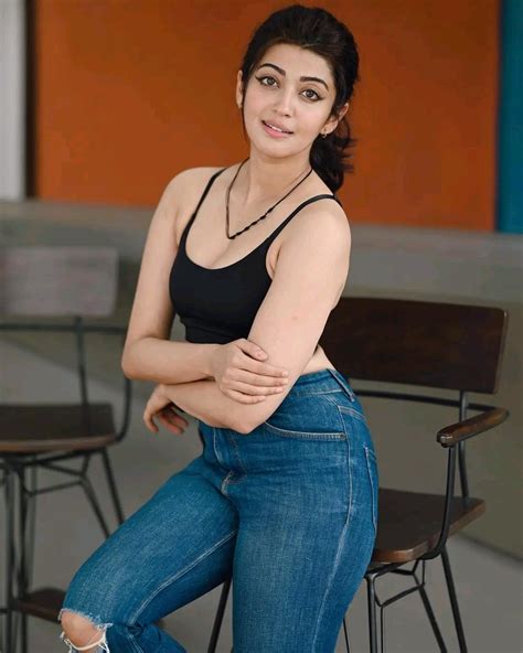 Actress Pranitha Subhash Looking Very Hot In Balck Short Dress