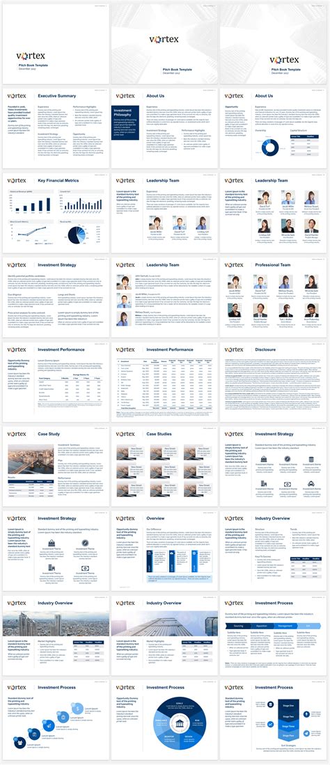 Pitch Book Template Example for Investment Banking Pitch Book (NEW ...