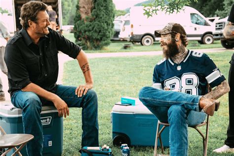 Blake Shelton Says Post Malone Inspired Him To Start Making Music Again