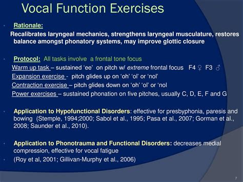 Lecture 11 Voice Therapy Part 3 Physiologic And Eclectic Voice Therapy