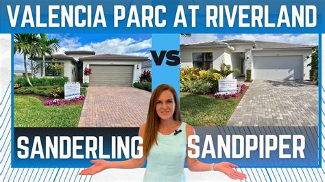 Sanderling Vs Sandpiper Models In The NEW Valencia Parc At Riverland