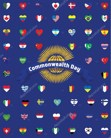 Commonwealth Day. Commonwealth of Nations (CIS) flag. Stock Vector ...